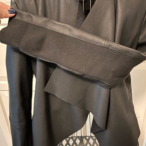 Veto Moda vegan leather jacket with faux suede lining - Picture 6 of 8